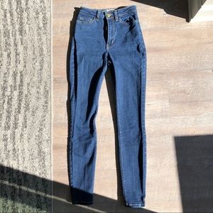 American Apparel High-waisted Dark Jeans